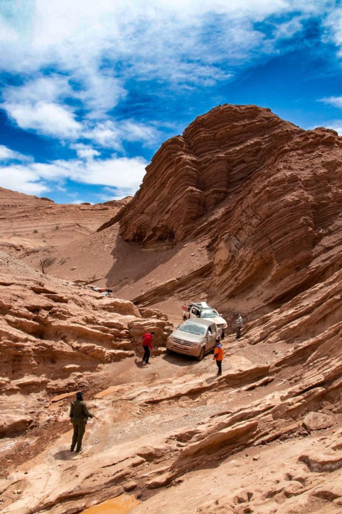 Visita a la Quebrada del Yeso